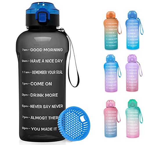 SLUXKE Half Gallon Water Bottle