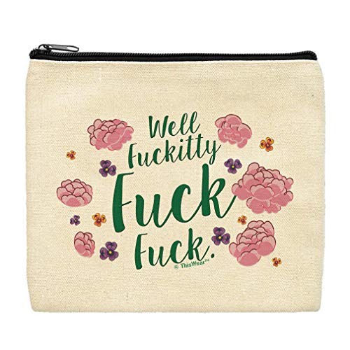 Funny Canvas Makeup Bag - Stylish and Versatile Travel Companion