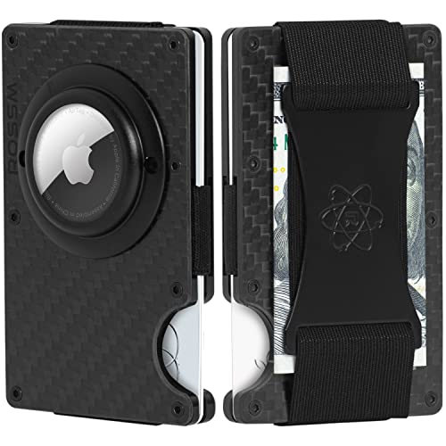 ROSSM Airtag Wallet - Slim RFID Wallet with Airtag Holder