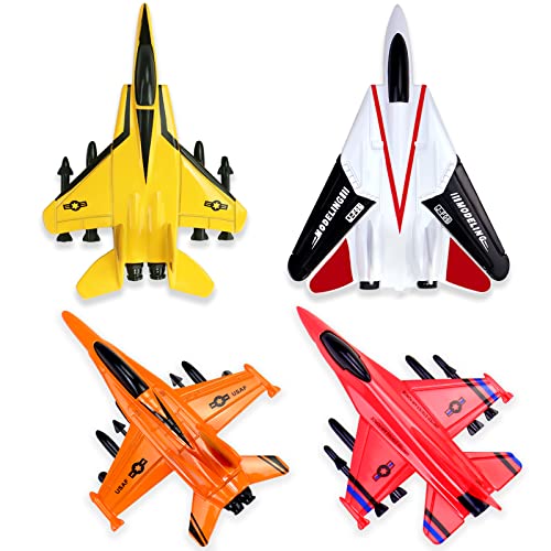 Fighter Jet Toy Airplane Playset for Kids