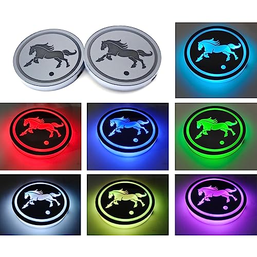 LED Car Cup Holder Lights