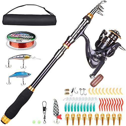 LineRike Fishing Rod and Reel Combo Kit