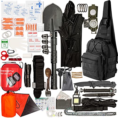 Emergency Survival & First Aid Kit - 250 PCS Go Bugout Bag