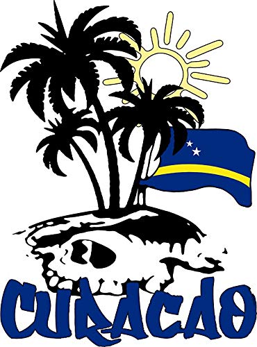 Curacao Coat of Arms Flag Decal Sticker