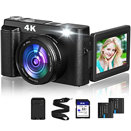 Compact and Easy-to-Use 4K Digital Camera for Beginner