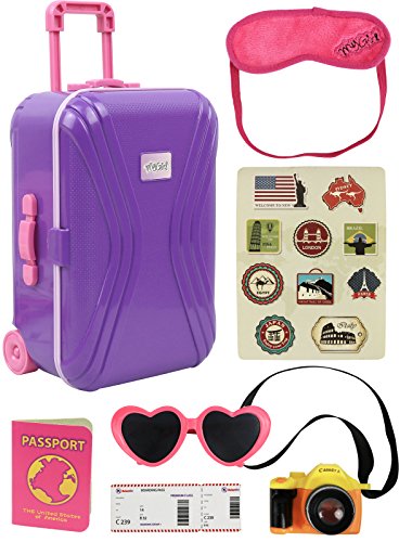 18” Doll Travel Carry On Suitcase Luggage Set