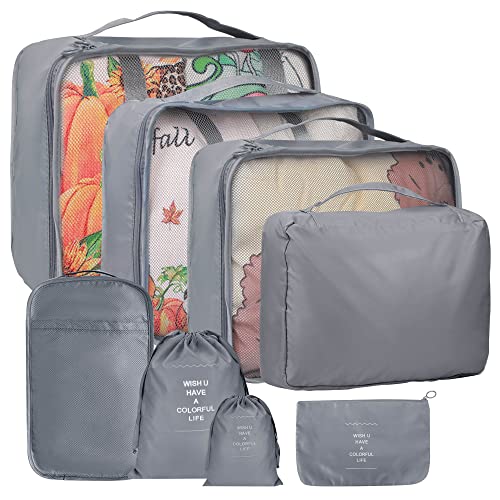 8 Set Packing Cubes for Suitcases