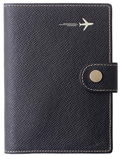 RFID Blocking Leather Passport Holder