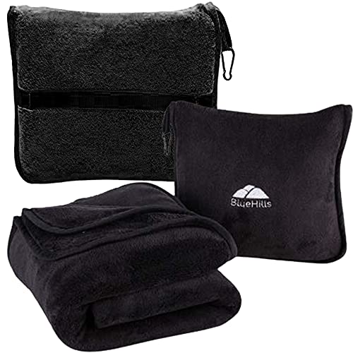 BlueHills Premium Travel Blanket Pillow