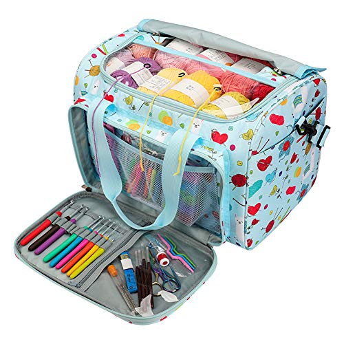 Coopay Knitting Bag Large Crochet Bag