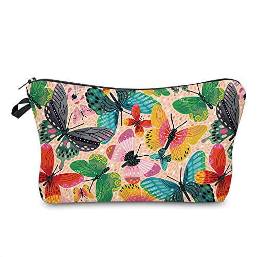 Colorful Butterfly Makeup Bag for Travel Toiletry