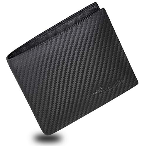 Travelambo Carbon Fiber Black RFID Blocking Wallet