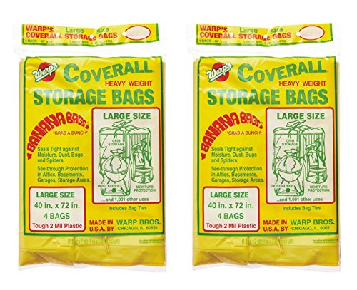 Warp Brothers Banana Bags Storage Bags - Oversized and Durable