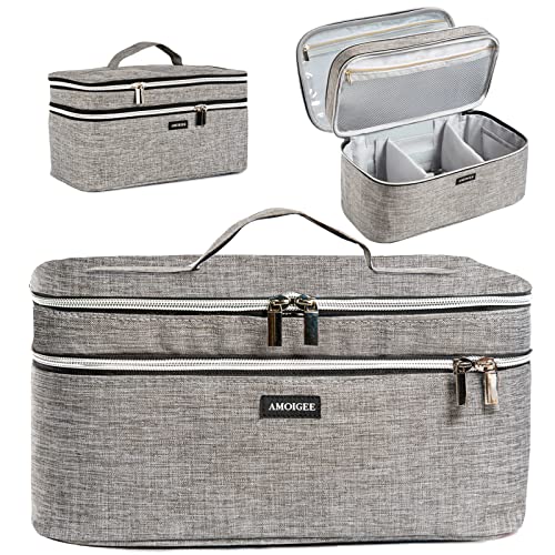 AMOIGEE Large Makeup Bag