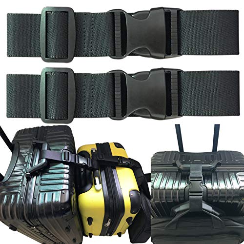 2pcs Add a Bag Luggage Set Strap