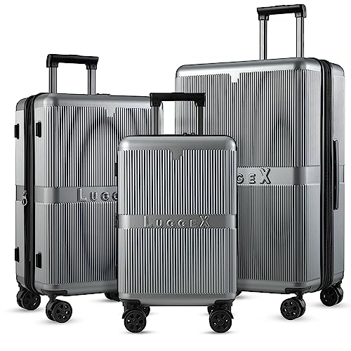 LUGGEX Expandable Hard Shell Luggage Sets