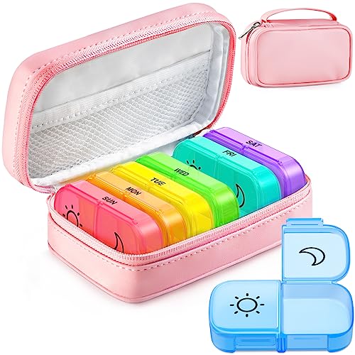 AMOOS Macaron Pill Organizer