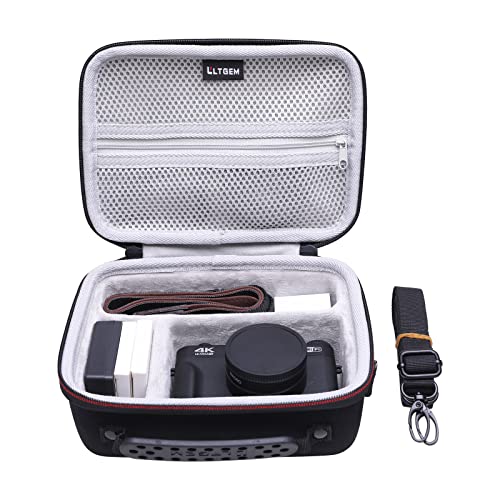 LTGEM EVA Hard Storage Case for 4K Digital Vlogging Camera - Travel Protective Carry Bag