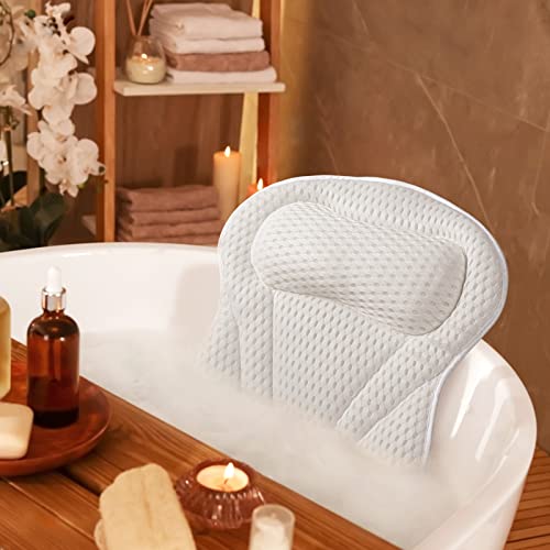 LalaKoo Bath Pillow for Tub - Neck and Back Support