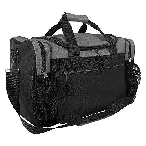 Stylish and Versatile DALIX 17" Duffle Bag in Gray - Perfect for Travel and Daily Use