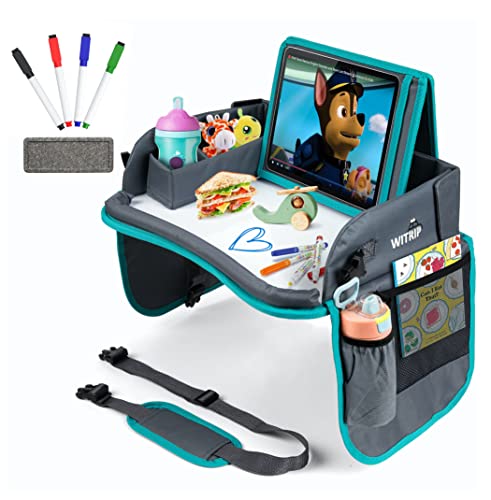 Kids Travel Tray with Tablet Holder