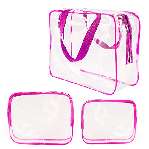 Clear PVC Travel Toiletry Bag Kit