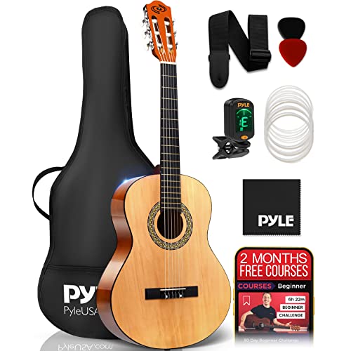 Pyle Beginner Acoustic Guitar Kit