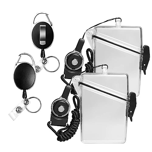 Sport Waterproof ID Card Badge Holder Case