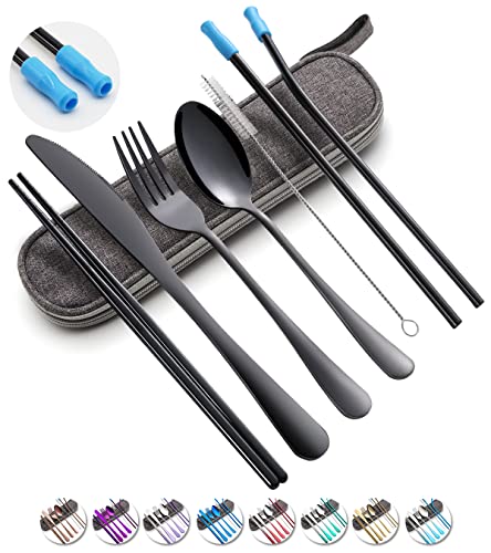 Portable Stainless Steel Travel Utensils Set