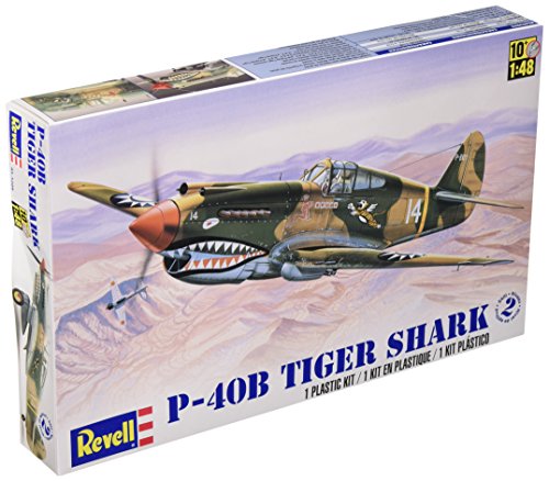 Revell P-40B Tiger Shark Plastic Model Kit