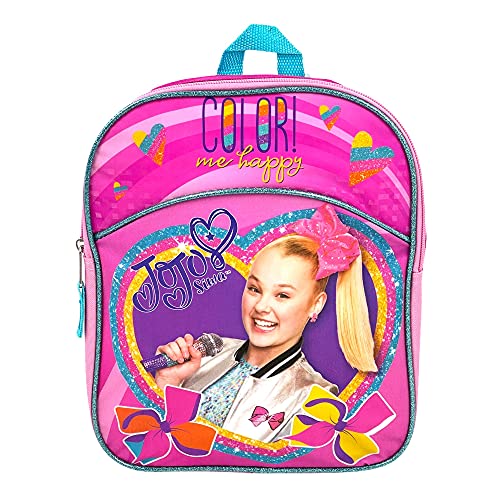 JoJo Siwa Mini Backpack for Girls - Pink, Purple, Blue