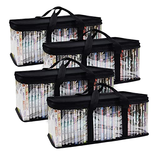 Portable DVD/CD Storage Bags 4 Pack