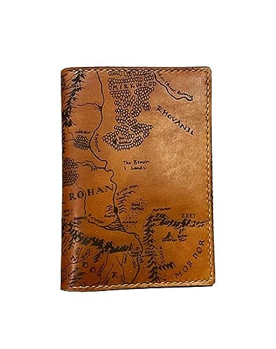 Mayan Corner Vintage Middle Earth Map Passport Wallet