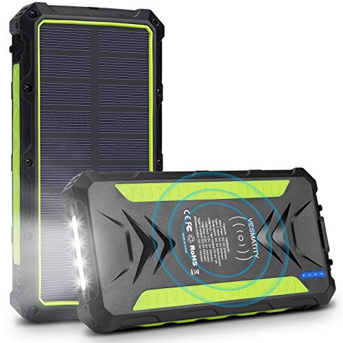 VESMATITY Solar Power Bank 20000mAh