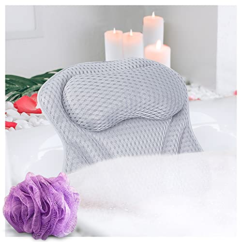 Bath Pillows for Tub Neck and Back Support