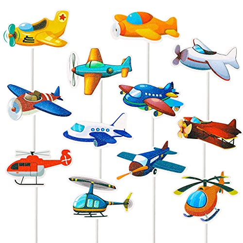 Airplane Cupcake Toppers