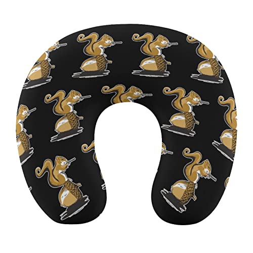 Nutty Squirrel Travel Pillow