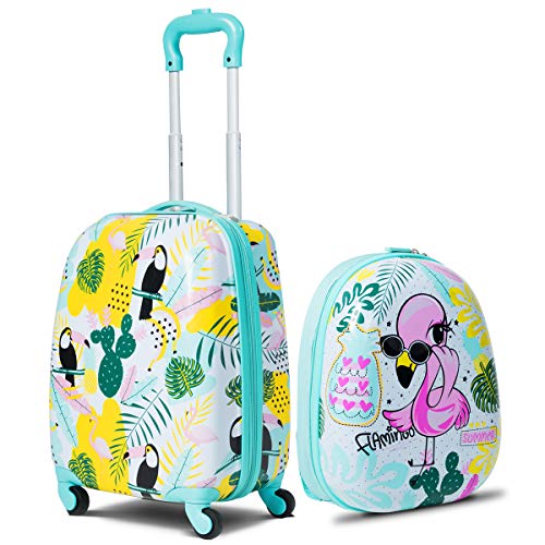 HONEY JOY Kids Carry On Luggage Set