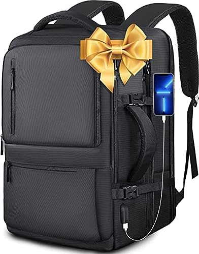 Durable Travel Backpack for Men with Ample Storage: 50L Anti-Theft Carry-On