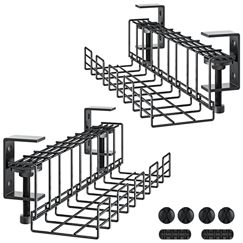 Yecaye Under Desk Cable Management Tray