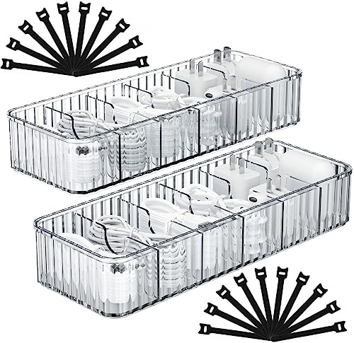 Tamomic Cable Storage Boxes Organizers