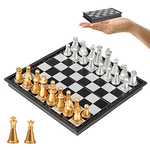 Portable Travel Chess Set - Vikutu Mini Chess Set
