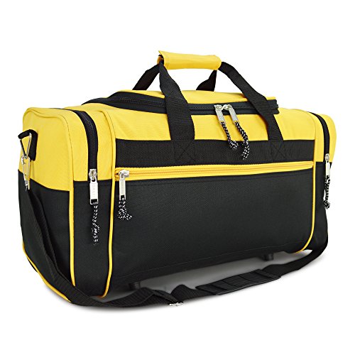 DALIX 21" Gold Sports Duffle Bag