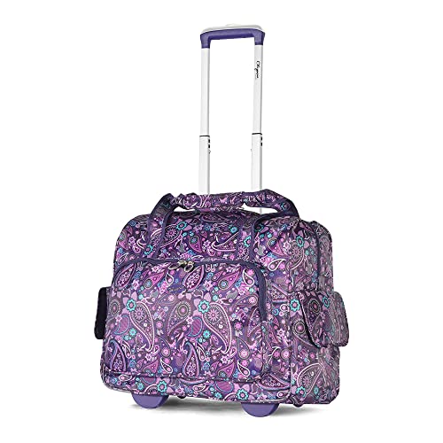 Olympia U.S.A. Deluxe Rolling Overnighter Travel Tote