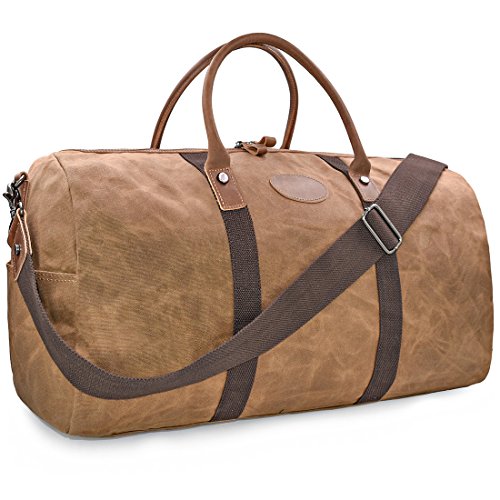 Waterproof Canvas Weekend Duffel Bag