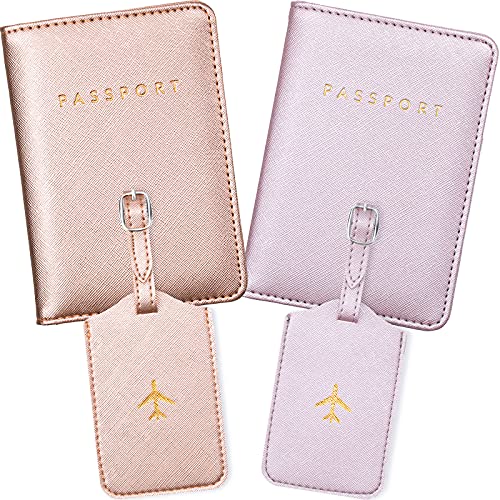 Passport Covers and Luggage Tags Set