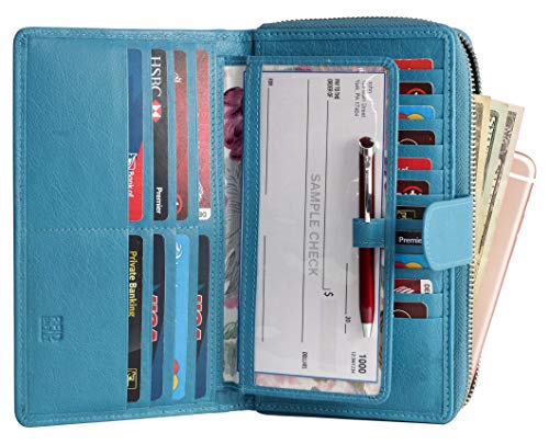 Mou Meraki Big Fat RFID Blocking Leather Wallet for Women