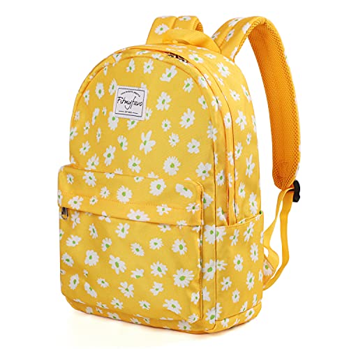 Fitmyfavo Yellow Daisy School Backpack