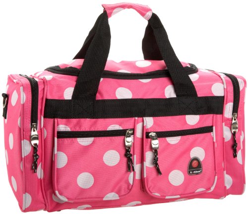 Rockland Pink Dots Duffel Bag