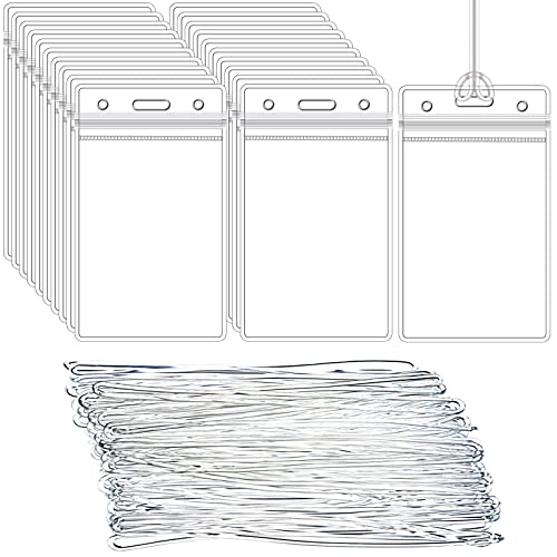 Clear Luggage Tags Bag Tags Holder with Loop Straps